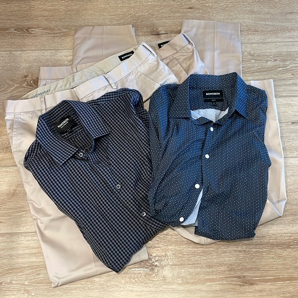 Bundle of two chinos and two button downs Bonobos - Picture 1 of 10